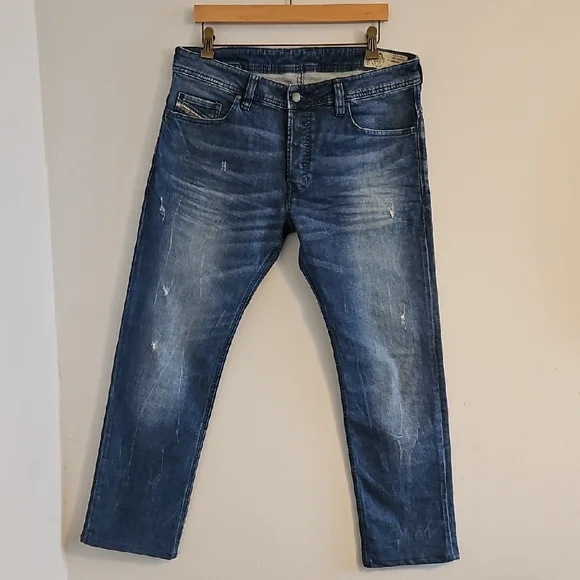 Men's Blue Jeans - Picture 2 of 7